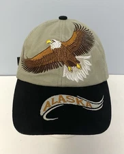 Alaska Eagle Adjustable Baseball Hat Arctic Circle Enterprises Cap