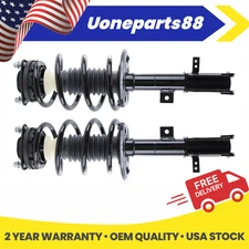 Pair Front Struts w/ Coil Springs for 2009-2019 Dodge Journey V6 172509 172510