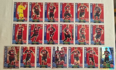 Match Attax 15/16 Team Set Bayer Leverkusen Alle 19 Karten Full 2015/2016