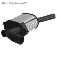 Remus Duplex Sportauspuff Opel Astra H Schrägheck Diesel je 2x76mm rund gerade