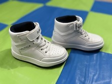 Nautica High Tops Baby Toddler Kids Shoes Size 7 Toddler White