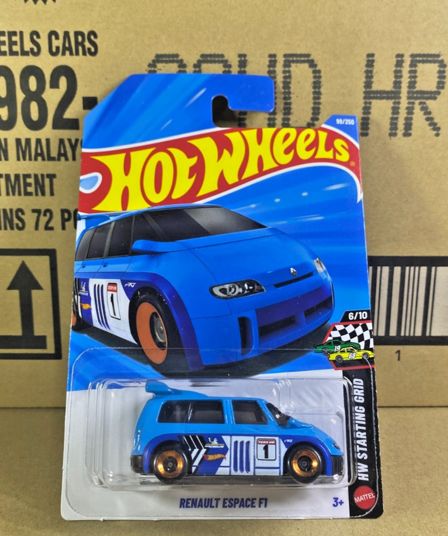 2026 Hot Wheels Mainline Case D Renault Espace F1 Series HW Starting Grid