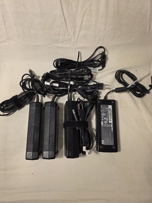 Lot of 4 Genuine HP 120W AC Adapters PPP017H 463556-002 18.5V 6.5A w/ Power Cord