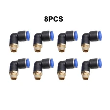 8 PCS 1/8 L Fit Fitting Connector Tube 8mm For  Corghi Tire Changer Machine