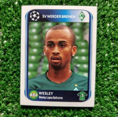 FIGURINE FOOTBALLERS PANINI 2010/11 CHAMPIONS WERDER BREMA n°33 WESLEY 2011  