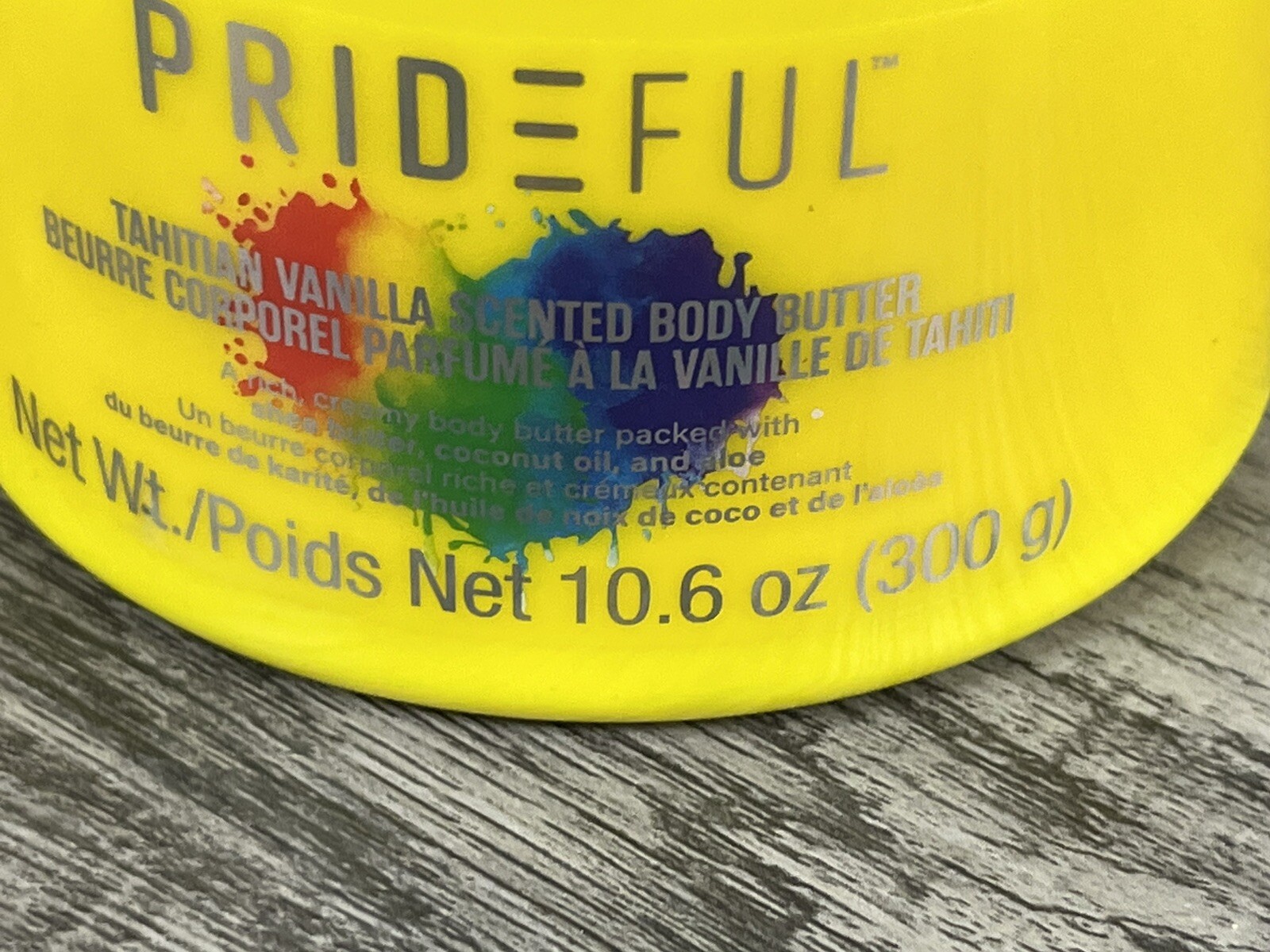 Prideful Body Butter Tahitian Vanilla 10.5 oz Creamy Shea Butter 3 Pack