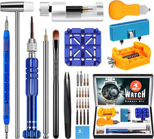 Kit Orologiaio, Attrezzi per Riparazione/Sostituzione Batteria Maglie Cinturino