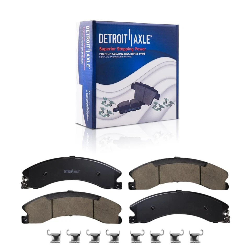 360mm Front Drilled Brake Rotors Brake Pads Kit for 2016 - 2023 Nissan Titan XD - Image 4 of 4