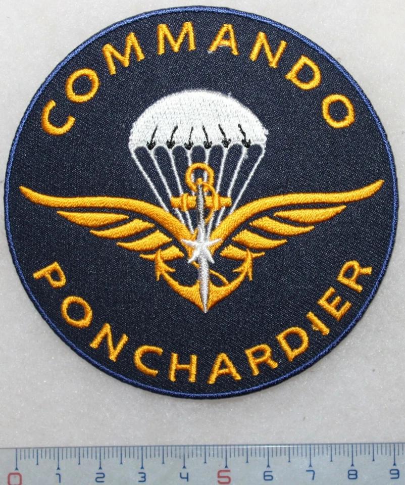 insigne du commando Marine Ponchardier force spéciale ,FUSCO ,béret vert