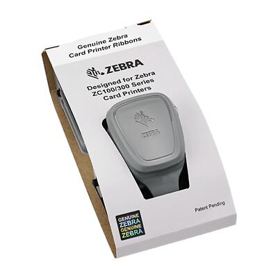 Zebra 800300-350 YMCKO Color Ribbon - 200 Prints - For ZC300 ID Card Printer