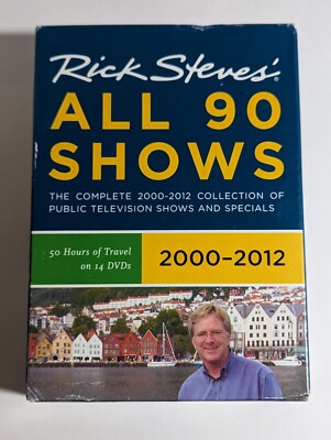 Rick Steves Europe All 90 Shows 2000-2012 50 hours of Travel on 14 DVDs box set