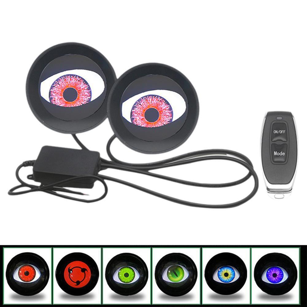 Devil Eye LED Headlight Kit 12-24V Universal Car Light Modification Accessories