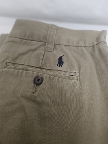 Polo Ralph Lauren Pants Boys Size 20 Tan Khaki Pockets Uniform - Picture 2 of 9