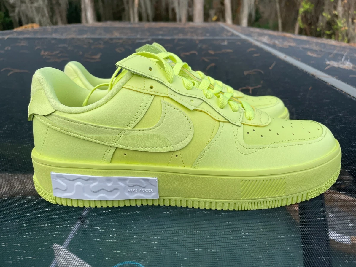 New Nike Air Force 1 Fontanka Yellow Strike (W) Size 11 (DA7024-700) 