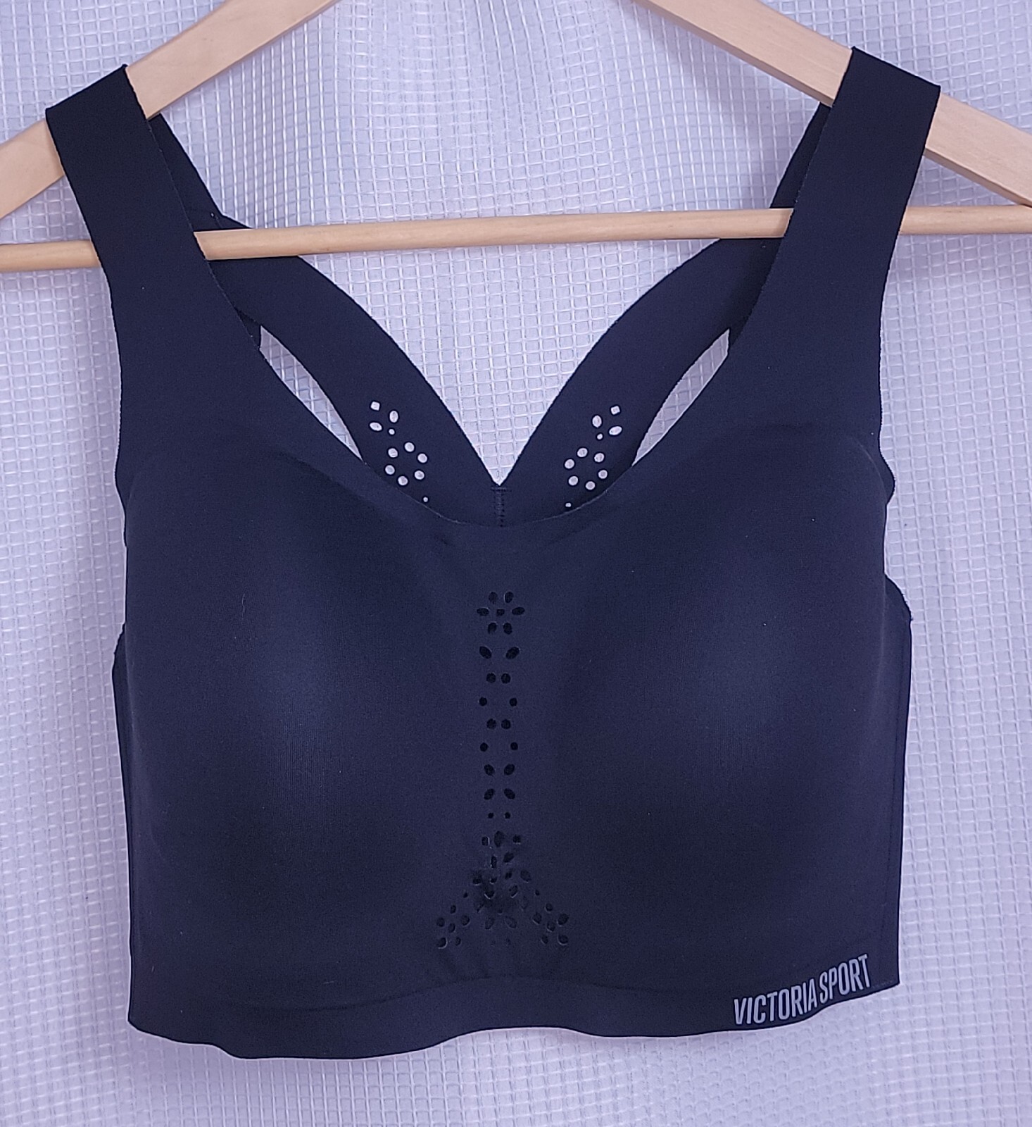 Victoria's Sport 32DDD Angel Maxi Black Wireless Sports Bra eBay