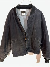 Workrite FR Jacket Men XL Black Nomex Flame Resistant Workwear HRC 1 Bomber Coat