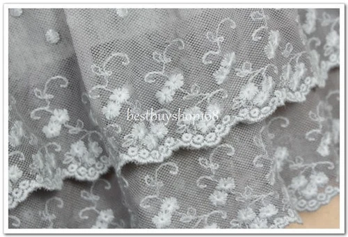 Women Cotton Lace Trimmed Full Length Camisole Slip Dress Extender 2XL - Picture 12 of 19