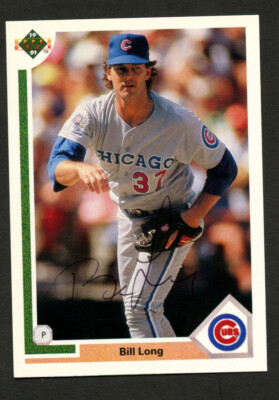 Bill Long #495 signed autograph auto 1991 Upper Deck Baseball Card