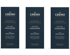 Cremo Reserve Collection For Men Cologne Palo Santo, 3.4 Fl. Oz. - Pack of 3