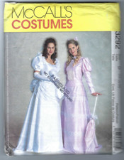McCalls Costumes 3292 Victorian Dress Pattern Sz 12 - 16 Costume Wedding Dress