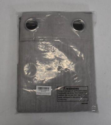 Ombre Sheer Curtains Gradient Grommet 52'' x 96'' Black Pack Of 2 Panels