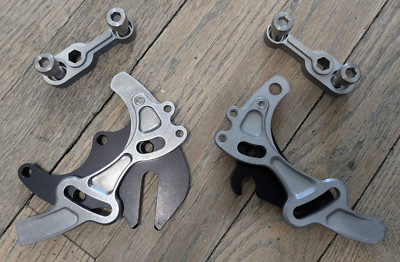 Paragon Rocker Dropout assembly, stainless steel, eyelets, hole, Rohloff Ti bolt