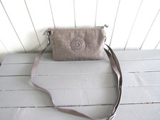 Sac à bandoulière toile grise Kipling