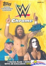 2015 Topps Chrome Wwe Exclusive Factory Sealed Blaster Box- Tough To Find! Hot!