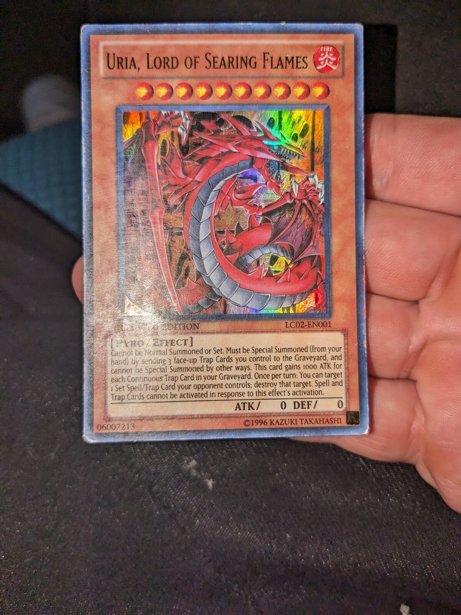 Yu-Gi-Oh Uria Lord Of Searing Flames LC02 Limite Edition Ultra