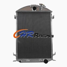 Aluminum Radiator for Ford Model A w/Chevy Config V8 Conversion 1930 1931 AT MT