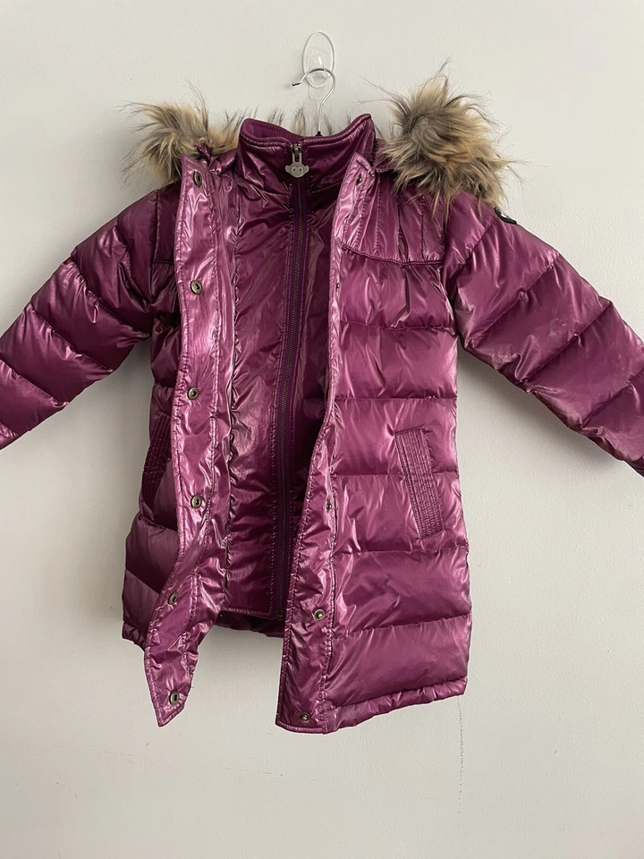 Appaman NYc металлический фиолетовый съемный вниз пуховик пальто куртка 5 - Изображение 4 из 4