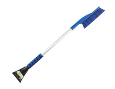 Auto Drive Aluminum Pole 35" Snow Brush and Ice Scraper