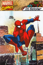 Sticker - Spider-Man Web Swinging Marvel Comic Superhero 3.63" Decal 5690 Cool