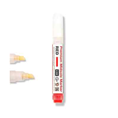 Red Premium Midsole Markers for Customization Paint on Leather Fabric Soft Foam