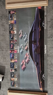  POSTER Ford Motorsports 1991 Thunderbird NASCAR Mark Martin Bill Elliot Kulwick