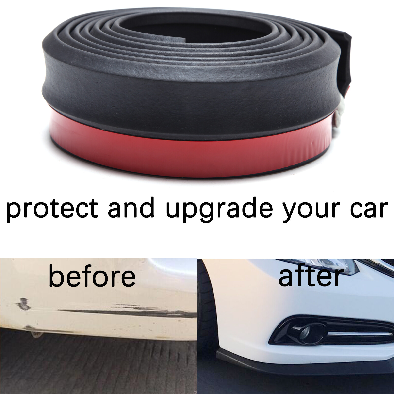 2.5M Car Front Bumper Lip Splitter Spoiler Protector For Holden VF VZ
