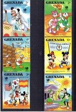 006+ TIMBRES  WALT DISNEY   SERIE GRENADA