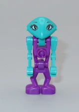LEGO LOM Martian Alien Cassiopeia purple minifigure Space Life on Mars 7317
