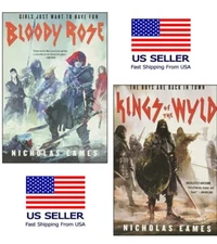 NICHOLAS EAMES Kings of the Wyld & Bloody Rose, BOOK 1 & 2 (2017, 2023, TP) NEW