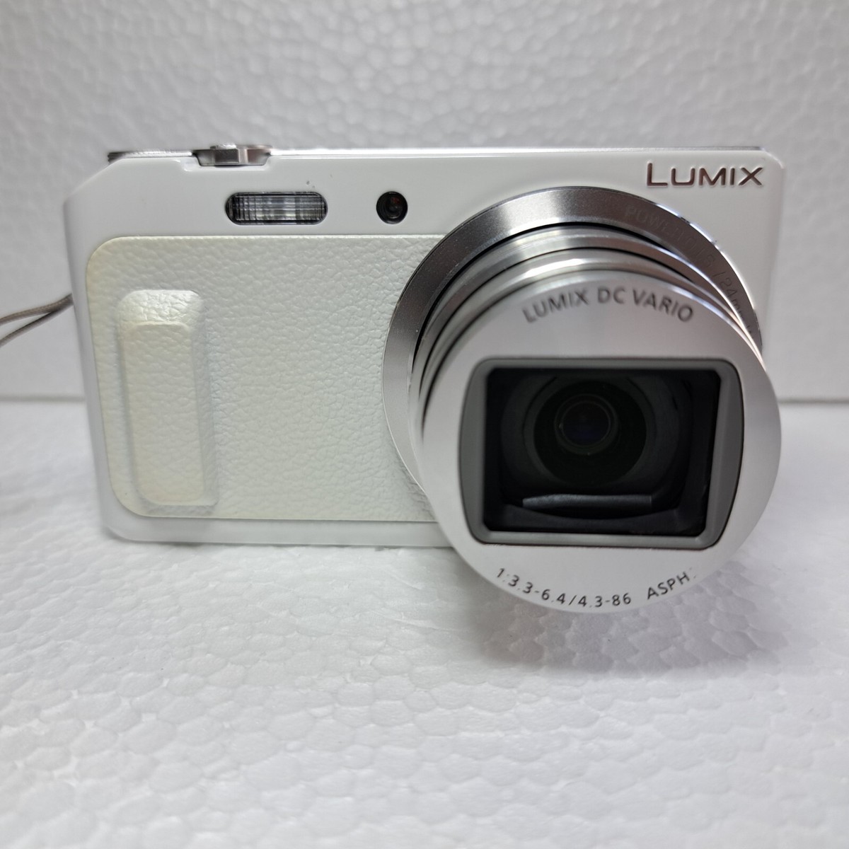 Almost MINT Panasonic LUMIX DMC-TZ57 White 16.0 MP Digital