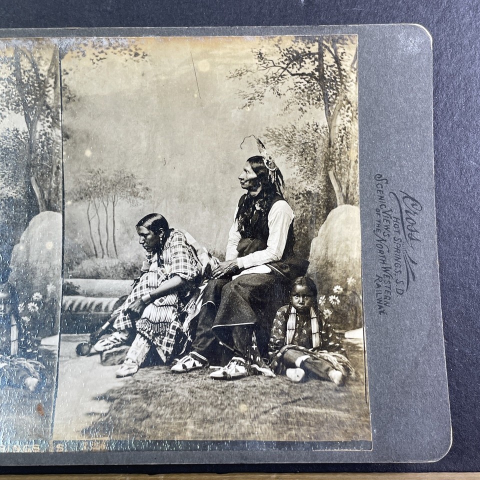 Crazy Horse ? Oglala Lakota Native Indian Stereoview W.R. Cross c1877 ...