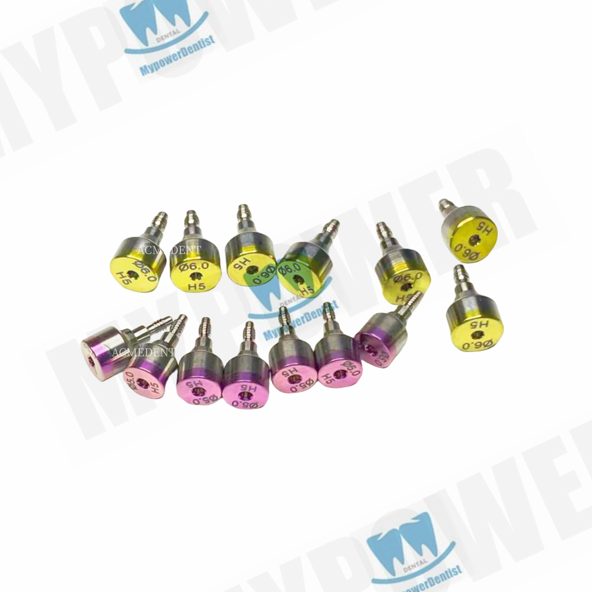 Dental Healing Cap Abutment RP/NP Compatible Active ∅5.0 Height 5mm | UK