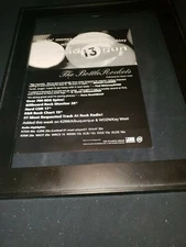 The Bottle Rockets Radar Gun Rare Original Radio Promo Ad Framed!