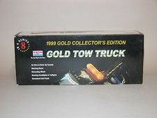 1999 EXXON GOLD COLLECTOR'S EDITION GOLD TOW TRUCK 8th IN A SERIES CHINA  MINT