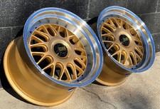 Set Of 2 Esm-004m Gold Wheels 18x8.5 5x130 Porsche 996 Carrera C2 Narrow Body Set Of 2 Esm-004m Gold Wheels 18x8.5 5x130 Porsche 996 Carrera C2 Narrow Body