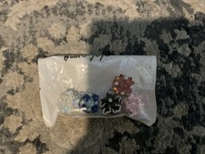 5 Rhinestone Fancy Beads That Spin For Beadable Pen And Keychain Making