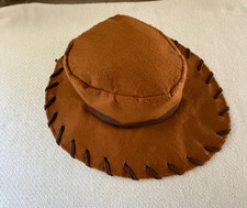 Disney Store Toy Story WOODY Halloween Costume HAT Fabric Cowboy S Adult READ