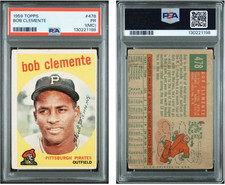 ROBERTO BOB CLEMENTE 1959 TOPPS #478 PSA1MC