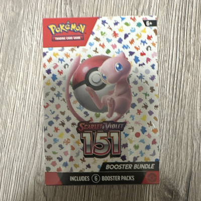 Pokémon TCG Scarlet & Violet 151 Booster Bundle 6 Booster Packs Englisch Mew
