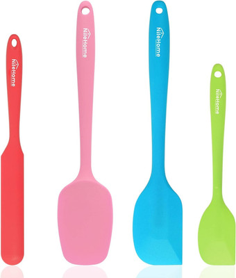 NileHome Silikon-Spatel-Set, Gummi-Spatel, hohe Hitzebeständigkeit, Premium, BPA